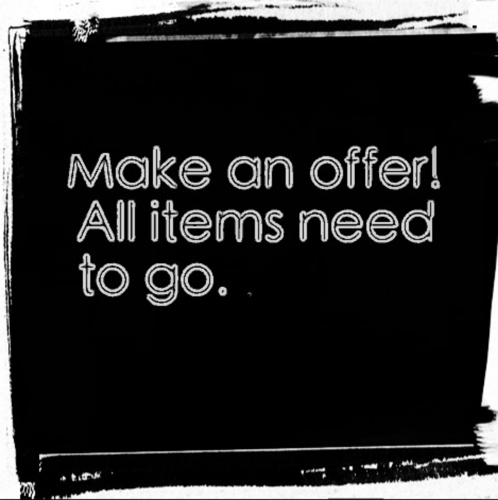 Make an offer if you don't like the price!